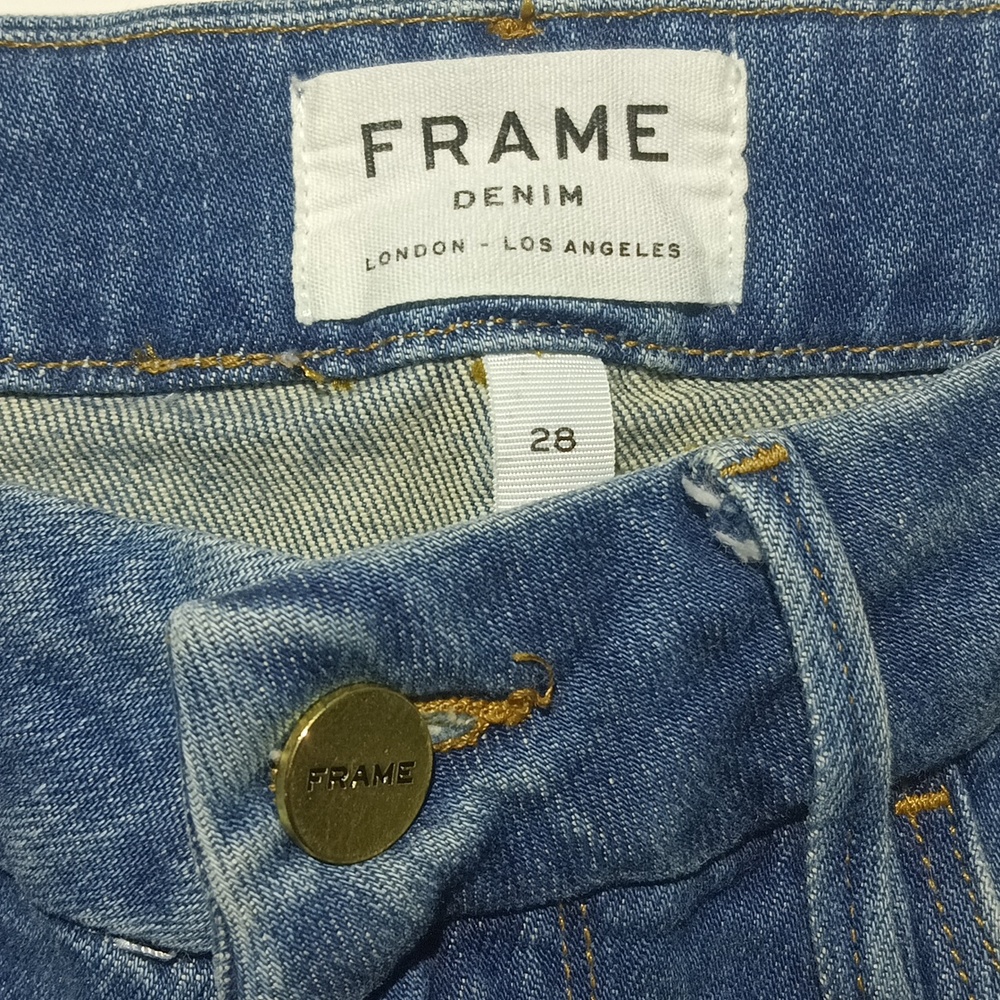 Frame Le Crop Mini Boot With Scalloped Hem In Mt … - image 4